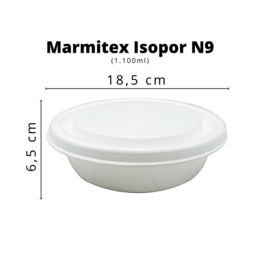MARMITEX ISOPOR R-4 N°9 C/100 SPUMAPAC