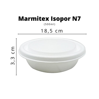 MARMITEX ISOPOR R-7 Nº7 C/100 SPUMAPAC
