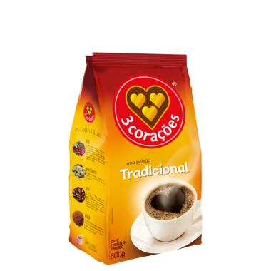 CAFE TRADICIONAL 500 GRS TRES CORACOES