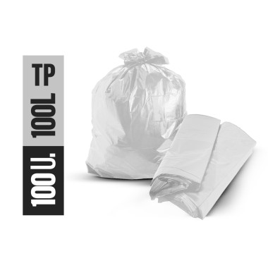 SACO DE LIXO 100 LTS BRANCO C/100 TP