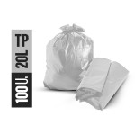 SACO DE LIXO 20 LTS BRANCO C/100 TP