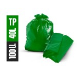 SACO DE LIXO 40 LTS VERDE C/100 TP