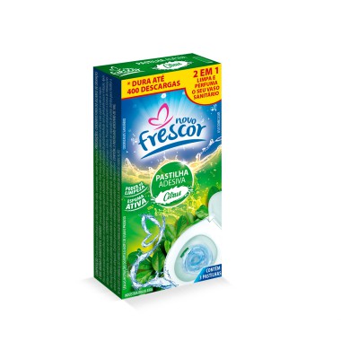 Pastilha Adesiva Novo Frescor Citrus - Caixa com 3 Unidades Pastilha Adesiva Novo Frescor Citrus - Caixa com 3 Unidades