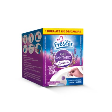 Gel Sanitário com Aplicador Novo Frescor - Lavanda 7g Gel Sanitário com Aplicador Novo Frescor - Lavanda 7g