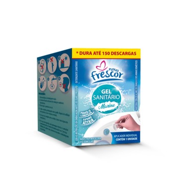 Gel Sanitário com Aplicador Novo Frescor - Marine 7g Gel Sanitário com Aplicador Novo Frescor - Marine 7g
