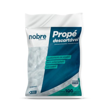 Protetor de Pé Descartável Propé Nobre - Caixa com 100 Unid. Protetor de Pé Descartável Propé Nobre - Caixa com 100 Unid.