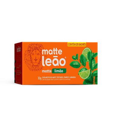 CHA MATE LEAO LIMAO 40 GRS C/25 SACHES CHA MATE LEAO LIMAO 40 GRS C/25 SACHES