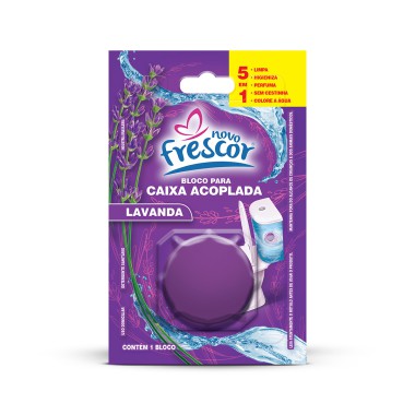 Pedra Sanitária Novo Frescor Caixa Acoplada Lavanda - 45g Pedra Sanitária Novo Frescor Caixa Acoplada Lavanda - 45g