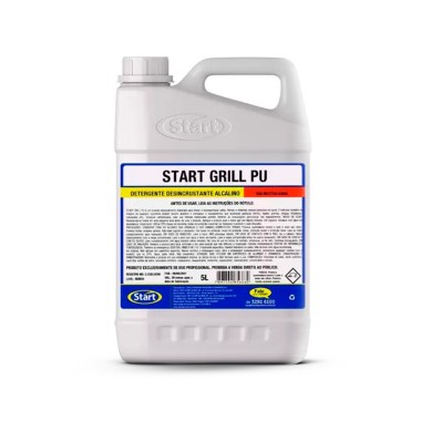 DETERGENTE DESINCRUSTANTE ALCALINO LIMPA CHAPAS E GRELHAS STARTPRO 5 LTS START
