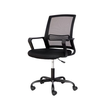 Cadeira Ever Mesh Preta Cadeira Ever Mesh Preta