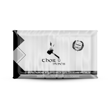 PAPEL TOALHA INTERFOLHA 100% CELULOSE 20X21 BIO PREMIUM
