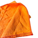 Flanela Laranja Pequena - 28 x 38cm
