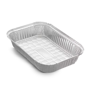 Bandeja de Alumínio 1500ml 10 unidades Marmitex - Thermoprat Bandeja de Alumínio 1500ml 10 unidades Marmitex - Thermoprat