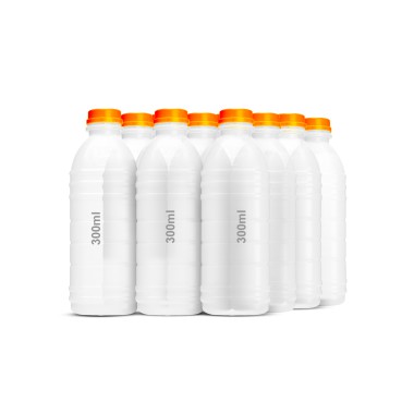 Garrafa Plástica Descartável 300 ml - Pacote com 10 unidades Garrafa Plástica Descartável 300 ml - Pacote com 10 unidades