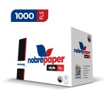 PAPEL TOALHA INTERFOLHA FOLHA DUPLA 2D 100% CELULOSE 22,5X21 CX C/1000 NOBRE