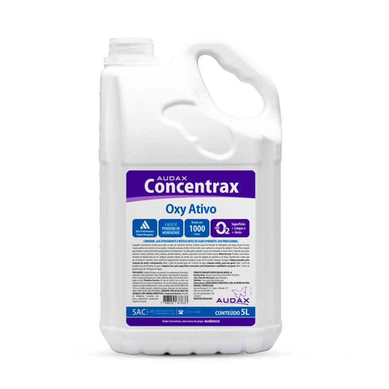 Limpador Audax Concentrax Oxy Ativo - 5 Litros Limpador Audax Concentrax Oxy Ativo - 5 Litros