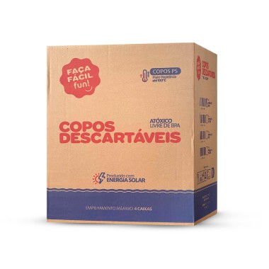 COPO 180 ML FACA FACIL TRANSPARENTE CX C/2500 COPO 180 ML FACA FACIL TRANSPARENTE CX C/2500