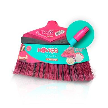 Vassoura Noviça Bettanin com Cabo 1,20m Vassoura Noviça Bettanin com Cabo 1,20m