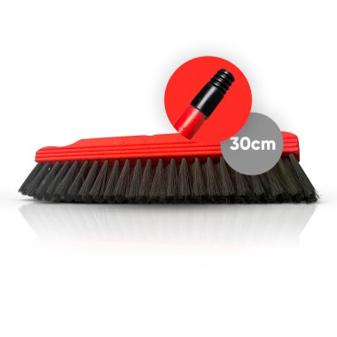 Vassoura Pelo Sintético 30 cm com Cabo 1,20m Vassoura Pelo Sintético 30 cm com Cabo 1,20m