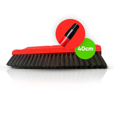 Vassoura Pelo Sintético 40 cm com Cabo 1,20m Vassoura Pelo Sintético 40 cm com Cabo 1,20m