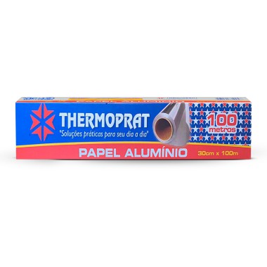 Papel Alumínio Thermoprat 30x100 metros Papel Alumínio Thermoprat 30x100 metros