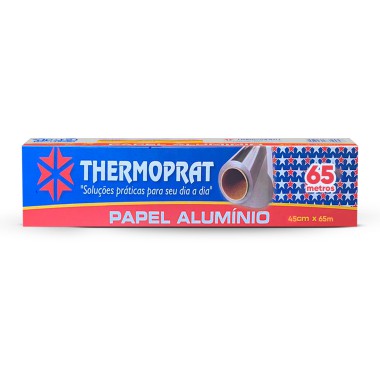 Papel Alumínio Thermoprat 45x65 metros Papel Alumínio Thermoprat 45x65 metros