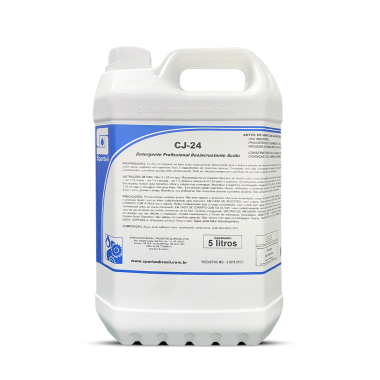 CJ-24 Limpador Desincrustante de Pisos 5 Litros - Spartan CJ-24 Limpador Desincrustante de Pisos 5 Litros - Spartan