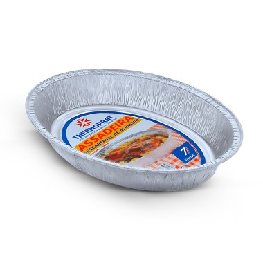 Assadeira Oval 8,5 Litros Descartável - Thermoprat