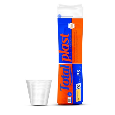Copo Descartável Translucido 50ml Tipo PS - Totalplast