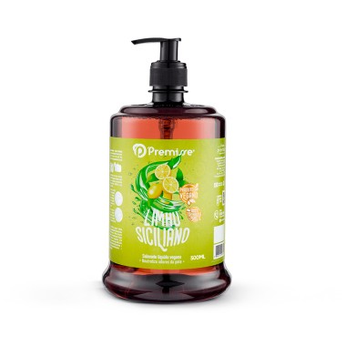 Sabonete Líquido Vegano Limão Siciliano 500 ml Pump - Premisse Sabonete Líquido Vegano Limão Siciliano 500 ml Pump - Premisse