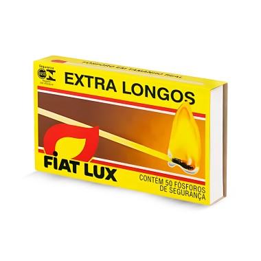 Caixa de Fósforo Fiat Lux EXTRA Longo c/50 Unidades Caixa de Fósforo Fiat Lux EXTRA Longo c/50 Unidades