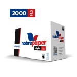 PAPEL TOALHA INTERFOLHA FOLHA DUPLA 2D 100% CELULOSE C/2000 NOBRE