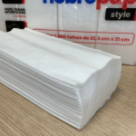 PAPEL TOALHA INTERFOLHA FOLHA DUPLA 2D 100% CELULOSE 22,5X21 CX C/1000 NOBRE