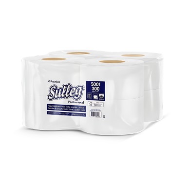 Papel Higiênico Rolão Sulleg Premium Folha Simples 8x300 Papel Higiênico Rolão Sulleg Premium Folha Simples 8x300