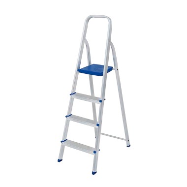 Escada de Alumínio 4 Degraus - Mor Escada de Alumínio 4 Degraus - Mor