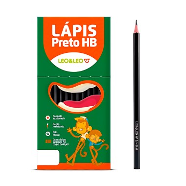 Lápis Preto (Unidade) Leo&Leo Lápis Preto (Unidade) Leo&Leo