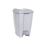 LIXEIRA PLASTICA C/ PEDAL BRANCA 20 LTS JAGUAR