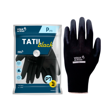 Luva Tátil Volk Preta Tamanho P  Luva Tátil Volk Preta Tamanho P