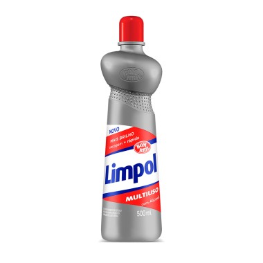 Limpol Multiuso com Álcool Cinza Tradicional - 500ml Limpol Multiuso com Álcool Cinza Tradicional - 500ml