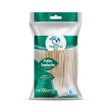 PALITO MADEIRA SANDUICHE  C/200 UN THEOTO