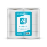 PAPEL HIGIENICO ROLAO 100% CELULOSE 8X300 MTS RIBEIRO/L4