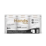 PAPEL TOALHA BOBINA 100% CELULOSE AUTO CORTE 6X20X200 MTS GOLD