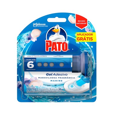 Pato Gel Adesivo Sanitário Marine 38g – Aparelho + Refil com 6 Unidades Pato Gel Adesivo Sanitário Marine 38g – Aparelho + Refil com 6 Unidades