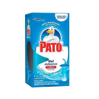 Pato Gel Adesivo Sanitário Marine 38g – Refil com 6 Unidades Pato Gel Adesivo Sanitário Marine 38g – Refil com 6 Unidades