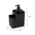 PORTA DETERGENTE PUMP PRETO CVL