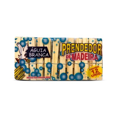 PRENDEDOR MADEIRA C/12 CAICARA