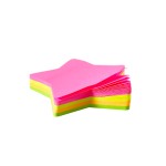 BLOCO AUTOADESIVO 526 NEON ESTRELA 76X76 C/100 FLS TN OFFICE