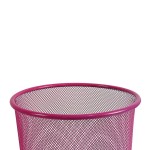 LIXEIRA METAL REDONDA 548 ROSA PINK 8 LTS TN OFFICE
