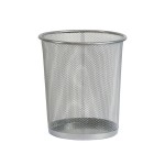 LIXEIRA METAL REDONDA 548 PRATA 8 LTS TN OFFICE