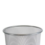 LIXEIRA METAL REDONDA 548 PRATA 8 LTS TN OFFICE